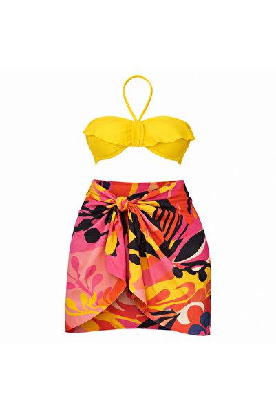 laviyonsa Cotton Satin Color Beach Pareo 160*50