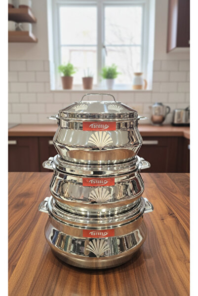 AR HOME 3 Pcs Food Container Set-Hot-Pot-