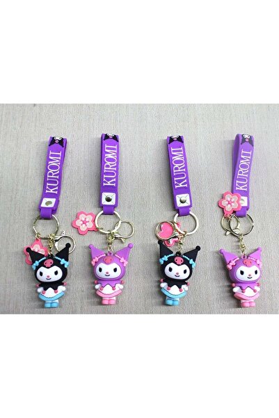Generic Brand Kuromi Silicone Keychain