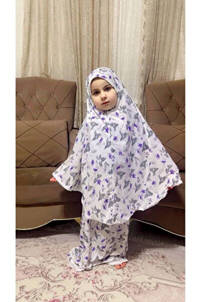 ALDAIYR Children's Prayer Dress Cotton Fabric