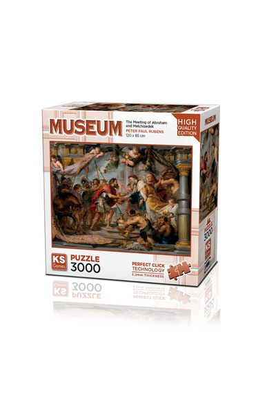 Ks Puzzle 23018 The Meeting Of Abraham And Melchizedek 3000 Parça -KS Puzzle