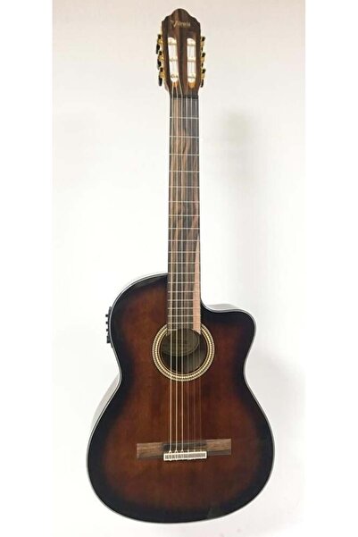 VALENCIA VC564CEBSB Elektro Klasik Gitar Cutaway 4/4 Kahve Sunburst