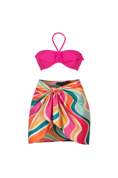 laviyonsa Cotton Satin Color Beach Pareo 160*50