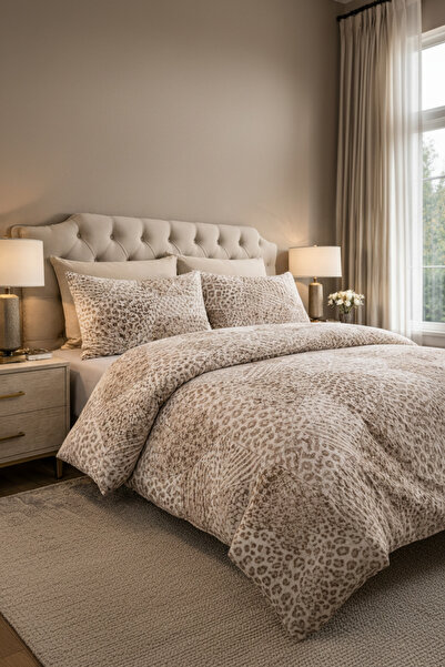 Vintero Home Daily Ranforce Cotton Lu Double Duvet Cover Set - 200X220 cm