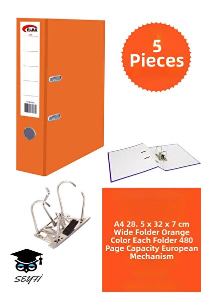 SEYFİKİRTASİYE Dosar A4 pentru birou, organizator de documente, dosar cu inel...