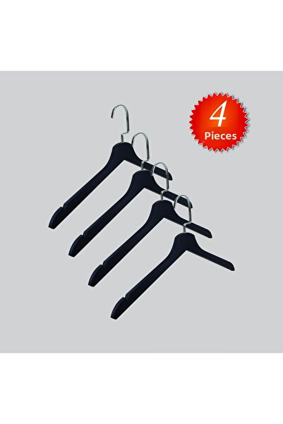 NYN شماعات خشبية (لاما جومسول كانكو) للبلوزات والفساتين والقمصان 4 قطع