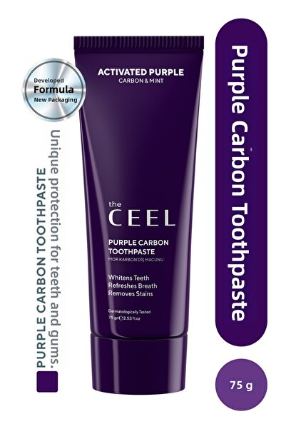 The Ceel معجون تبييض الأسنان بالكربون الأرجواني النشط 75 جرام