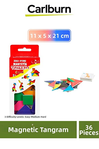 Carlburn منتج تعليمي خاص لتنمية الذكاء وتنسيق حركة اليد والعين، تانجرام مغناط...