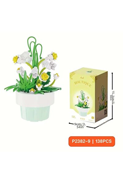 Toyska DIY Flower Pot Set - Decorative DIY Flower --(138 Pieces)
