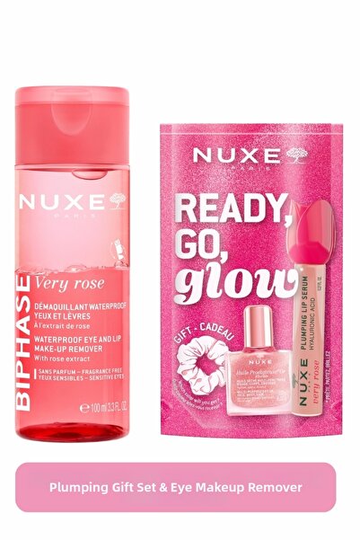 Nuxe Dual Phase Micellar Cleansing Water and Plumping Lip Set