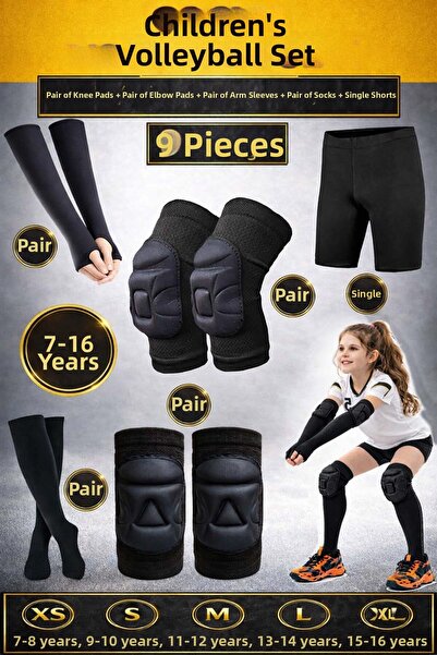 Liggo Children's Volleyball Knee Pads Volleyball Arm Sleeves Elbow Pads Leggi...