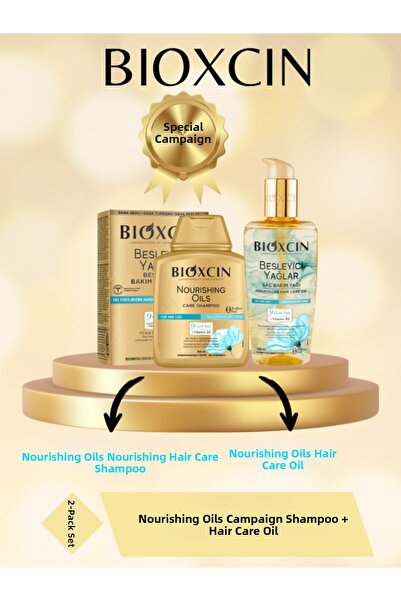 Bioxcin Set de îngrijire cu uleiuri nutritive Ulei de îngrijire a părului 150...