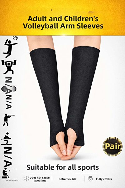 Liggo Διπλό μανίκι βόλεϊ με δάχτυλα Lycra Ellik Sportsman μανίκι