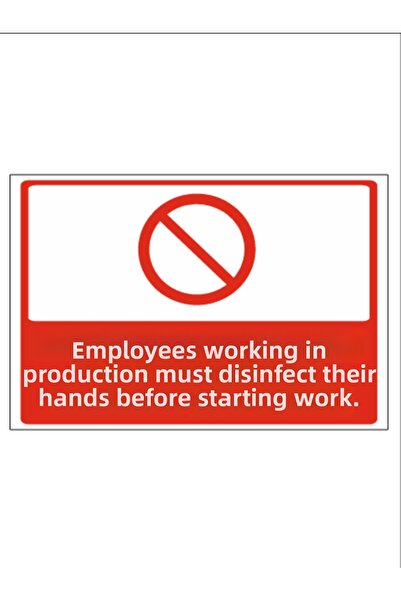 HiperAD Reklam Staff Working in the Factory Starting Work Without Hands Dippi...