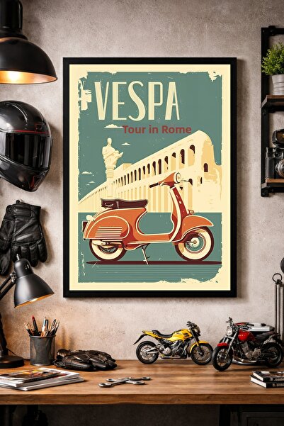Turkish Riders Vespa Tours στη Ρώμη / Υψηλής ποιότητας εκτύπωση UV σε MDF Ασπ...