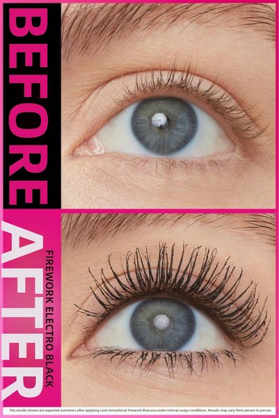 Maybelline New York Lash Sensational Firework Electro Black Siyah Maskara