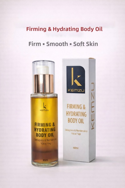 KEMZU Firming and Moisturizing Body Oil – Skin Firming, Nourishing Care Oil-6...