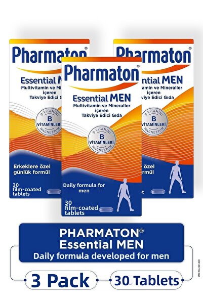 Pharmaton Essential Men 30 Tablets 3 Pieces