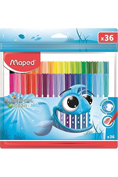 Maped قلم لباد المحيط 36 لونًا3154148457251