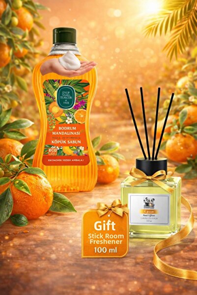 Eyüp Sabri Tuncer Bodrum Tangerine Foam Soap 1.5 L and Melon Fragrance Gift