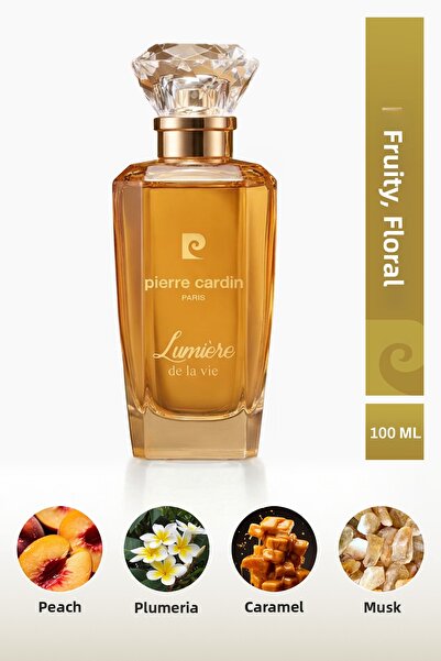 Pierre Cardin عطر لوميير للنساء 100 مل | زهرية | الخوخ، الياسمين، الجريب فروت...