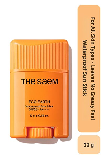 THE SAEM إيكو إيرث عصا حماية من الشمس مقاومة للماء بعامل حماية 50+ PA++++ 17 ...