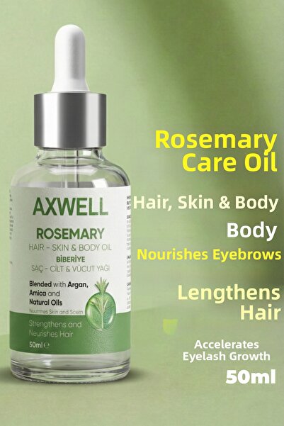 AXWELL زيت إكليل الجبل كومبليكسي - العناية بالشعر بالأرنيكا لنمو الشعر بسرعة ...