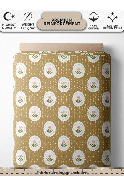 FabricsTown 100% Cotton Ranforce Fabric 100X240 cm 120 G/M² Digital Printing ...