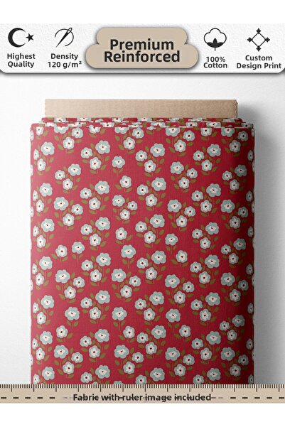 FabricsTown 100% Cotton Ranforce Fabric 100X240 cm 120 G/M² Digital Printing ...