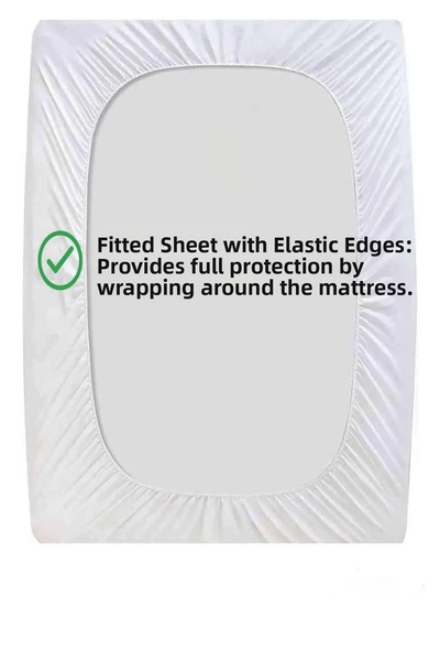 OZNHOME 100% Cotton Layer Quilted 180*200 Waterproof Mattress Protector Full Edge Single/Dual Size