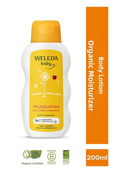 Weleda 200 مل لوشن عضوي للجسم بالآذريون