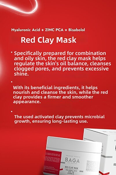 Baga Red Clay Mask