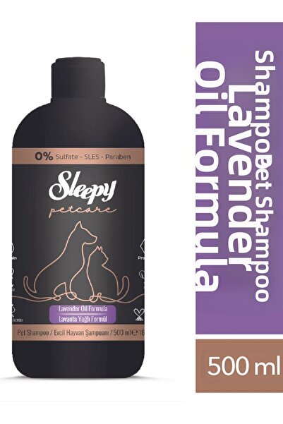 Sleepy شامبو تنقية الحيوانات الأليفة بزيت اللافندر من بيت كير، 3 × 500 مل