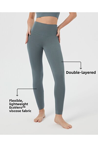 Ayma Active Ανοιχτό μπλε διπλό στρώμα ψηλόμεσο Basic Ecovero ™   Βισκόζινο κα...