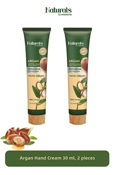 Naturals By Watsons كريم الأرغان لليدين 30 مل 2 قطعة