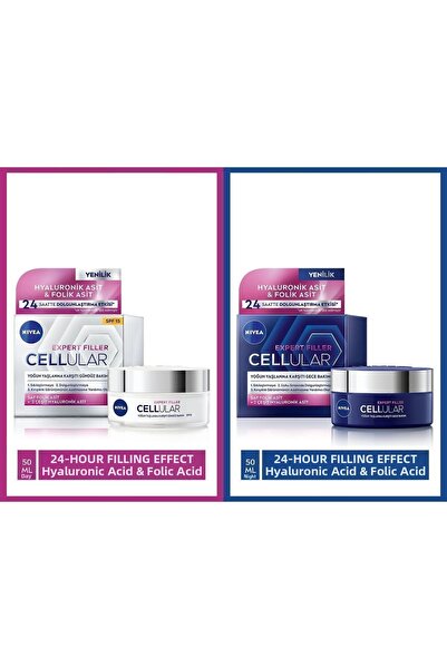 NIVEA Cellular Expert Filler - SPF15 Intensive Anti-Aging, 2-Piece Cream Set ...