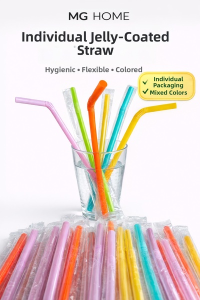 VENON 💖 100 قطعة من شفاطات الجيلاتين الملونة المجمدة بألوان مختلطة للحفلات و...