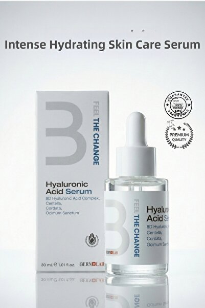 Bern Cosmetics مصل ترطيب مكثف من بيرن+لاب، حمض الهيالورونيك، النياسيناميد، ال...