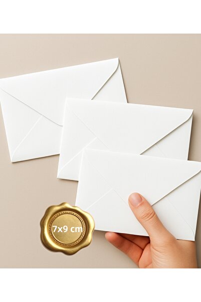 Bimotif Plic mic, 7x9 cm 50 bucăți (ALB)