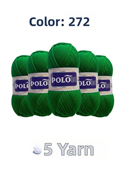 Polosu (5 Pieces) Candy Baby 100% Premium Acrylic Baby Knitting Yarn - 272 - ...