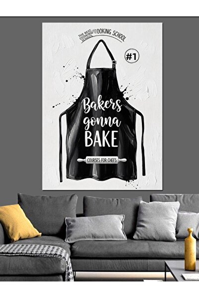 KanvasSepeti "Престилка за готвене" Висококачествена текстура на маслена боя ...