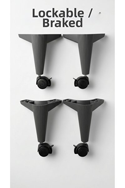 modacikadin قاعدة طاولة جانبية بعجلات مع فرامل قابلة للقفل، قاعدة طاولة جانبي...