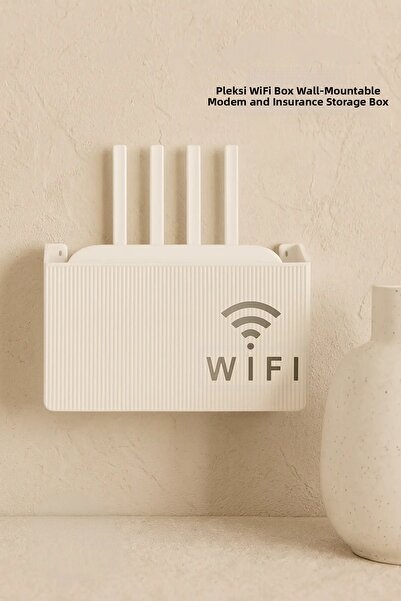 HB LİFE Cutie Wifi din Plexiglas |   Cutie de depozitare pentru modem și sigu...