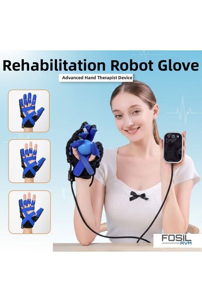 FOSILTECH Physical Therapy Device for Strengthening Hand Finger Muscles Left Hand