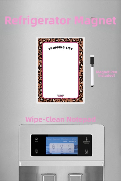 The Grade Activity Καλοκαιρινό σημειωματάριο Sil Notepad Leopard Λίστα αγορών...