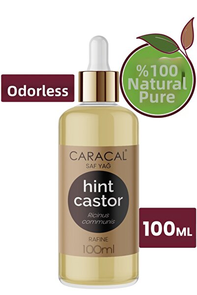 caracal 100ml Unscented Castor Oil Deodorized Ricinus Communis Oil Pure Natur...
