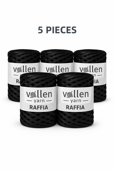 vollen yarn Sfoară de rafie premium de 200gr, pachet de 5, Raffia Ç geantă Su...
