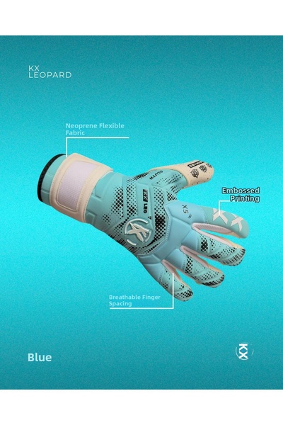 KXSPOR قفازات حارس المرمى شبه الاحترافية Kx -LEOPARD-