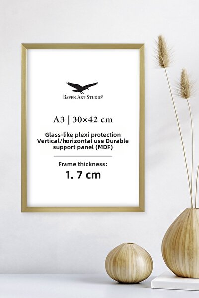Raven Art Studio Ermitaj A3 Size 30cm X 42cm Gold Picture Photo Document Post...
