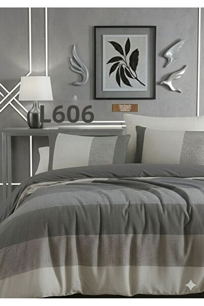 NURLATEX Battal Size Bed Sheet with Elastic Duvet Cover Set